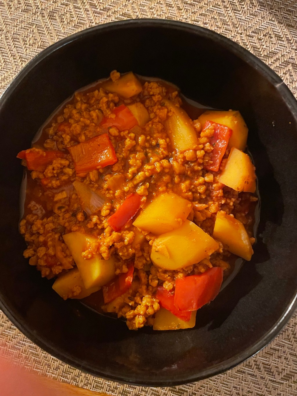 Rezepte: Veganes Kartoffel Soja&nbsp;Gulasch