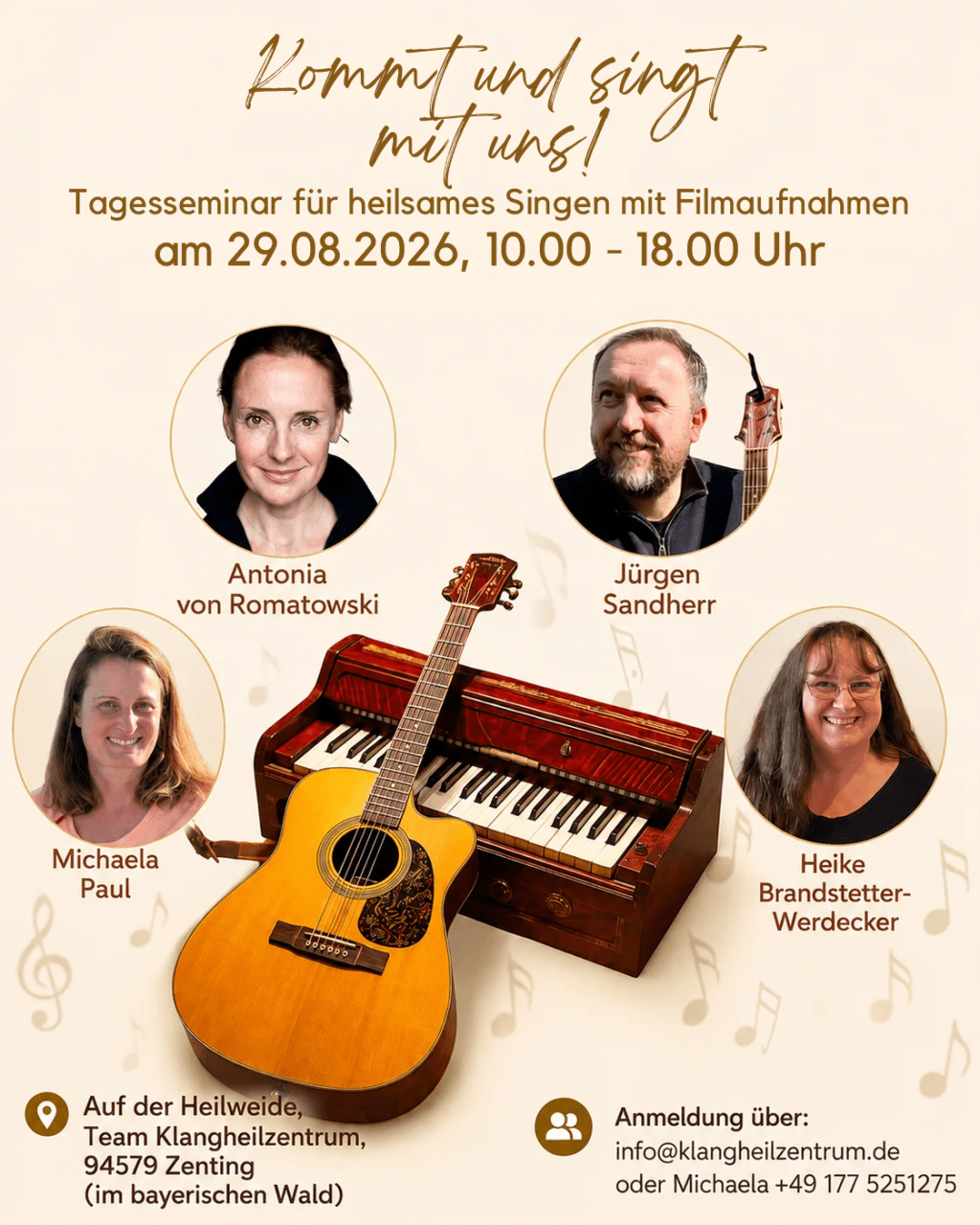 Veranstaltungen: Kommt und singt mit&nbsp;uns!